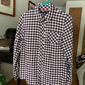 Tommy Hilfiger Flannel Button Down - Womens Medium